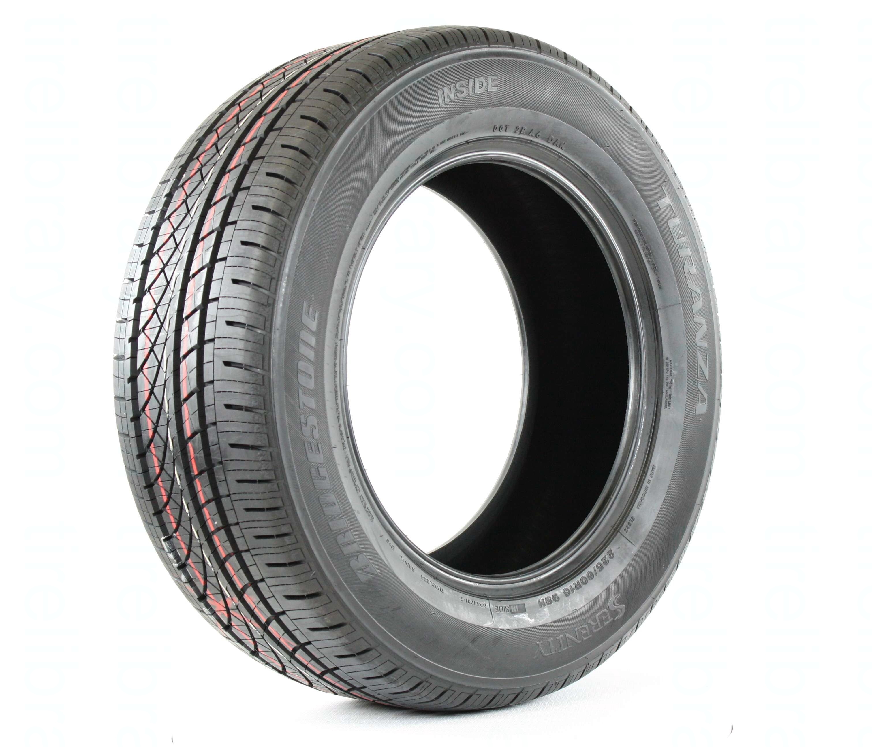 P255/45R17 TURANZA W/SERENITY TECHNOLOGY - BRIDGESTONE - Tire Library