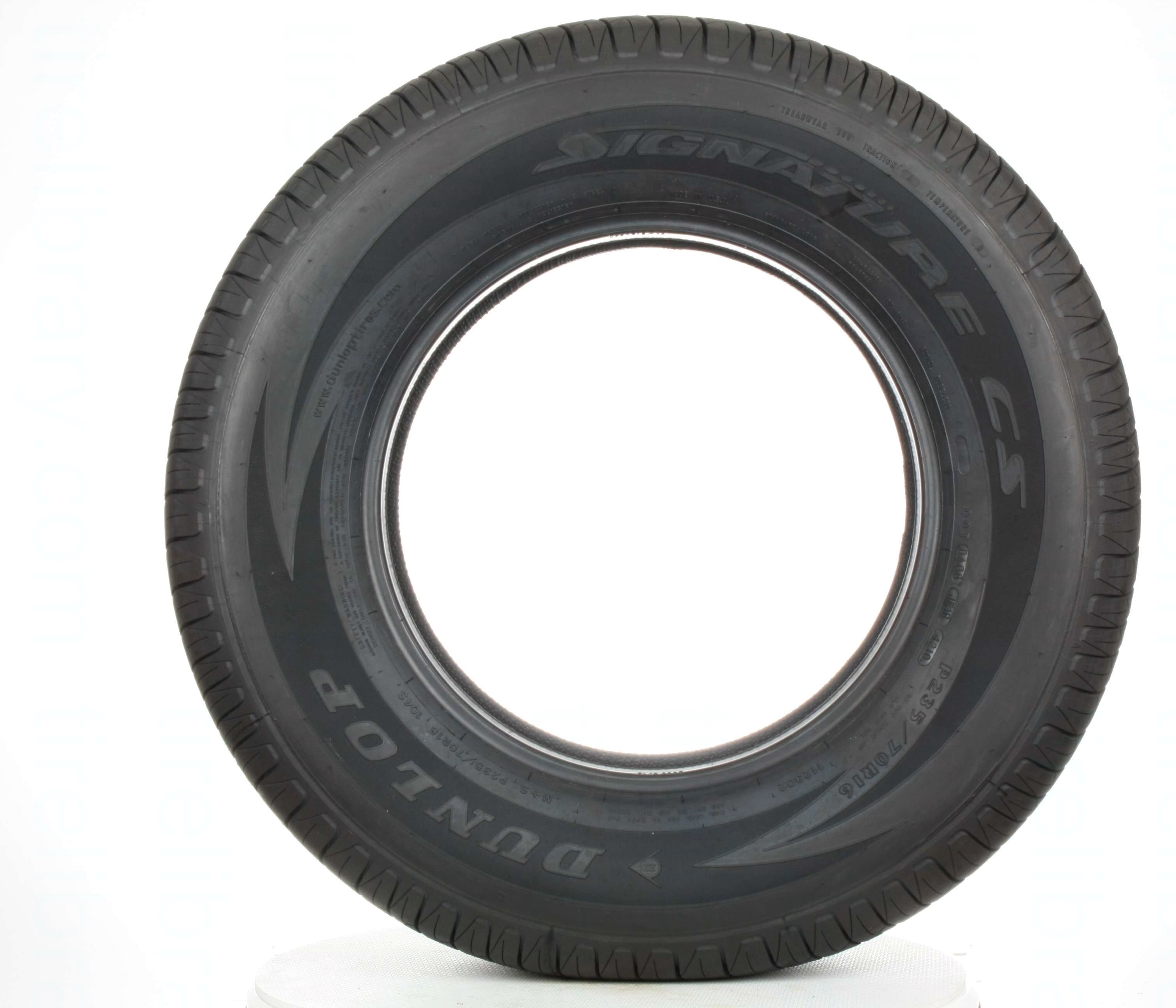 235/55R18 SIGNATURE CS - DUNLOP - Tire Library