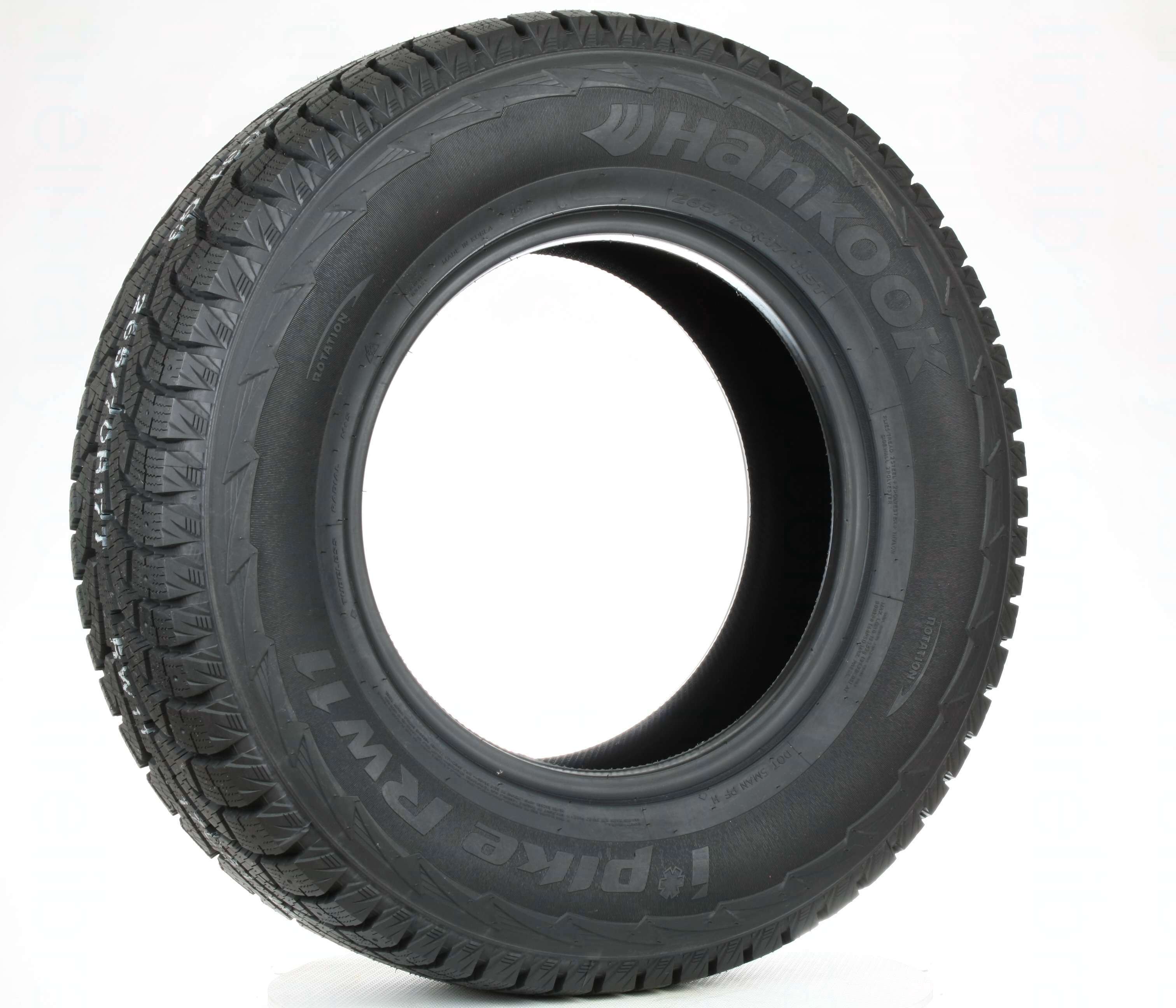 P265/70R18 I*PIKE RW11 (STUDDABLE) - HANKOOK - Tire Library