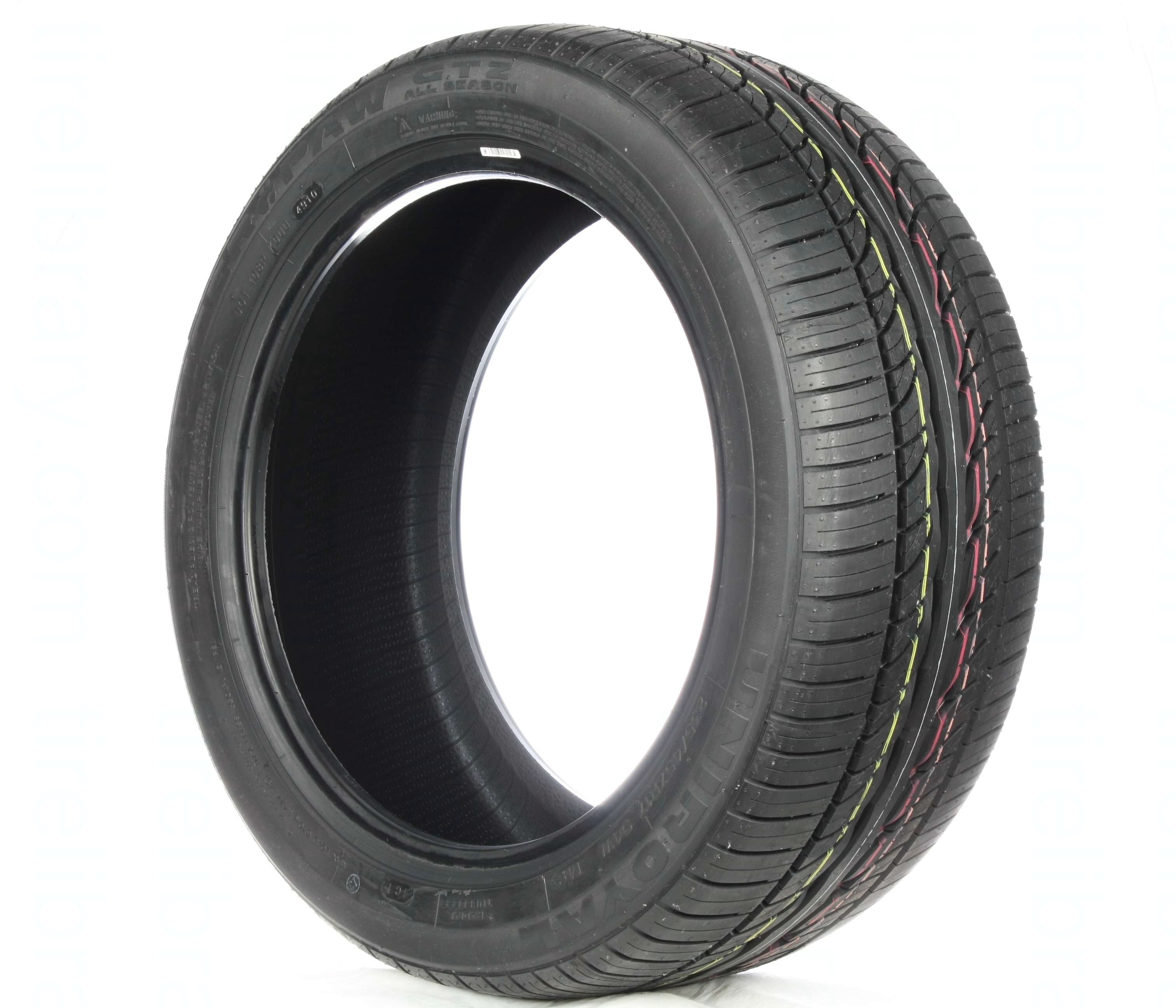 245/45ZR17 TIGER PAW GTZ A/S - UNIROYAL - Tire Library