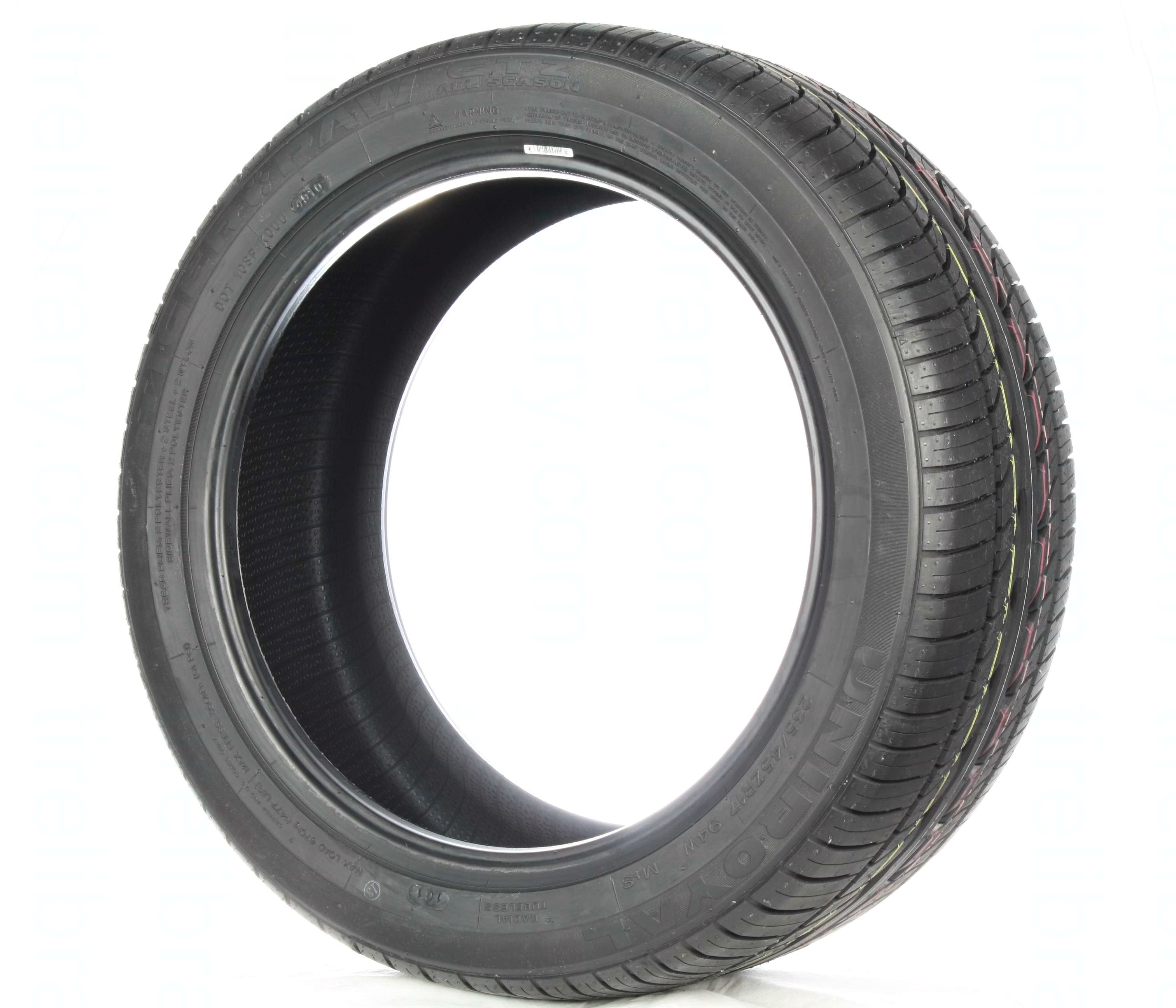225/45ZR18 XL TIGER PAW GTZ A/S UNIROYAL Tire Library